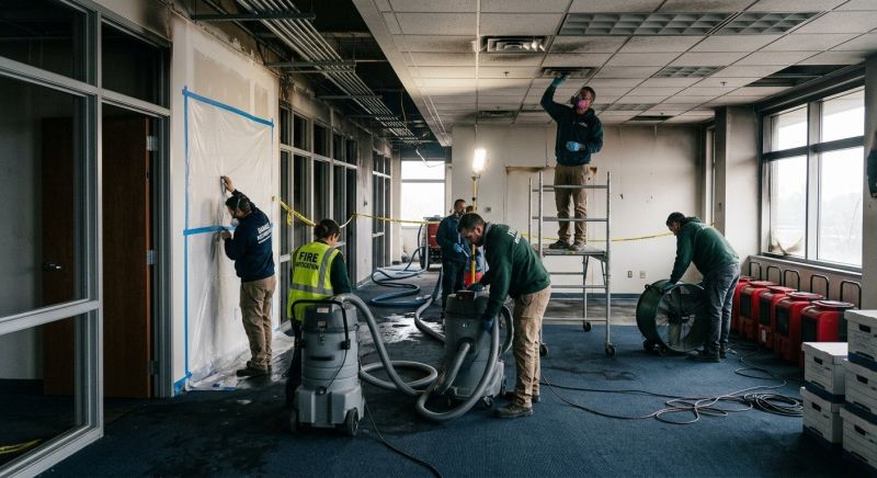 Commercial Fire Restoration in Sonoma County, CA