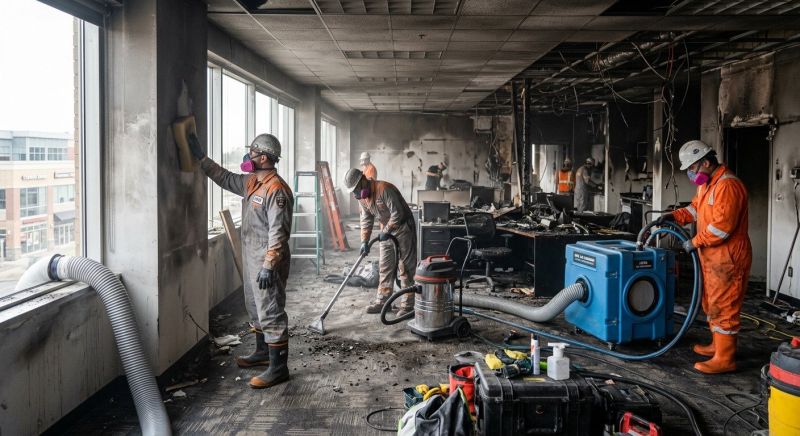 Fire Damage Cleanup in Sonoma County, CA