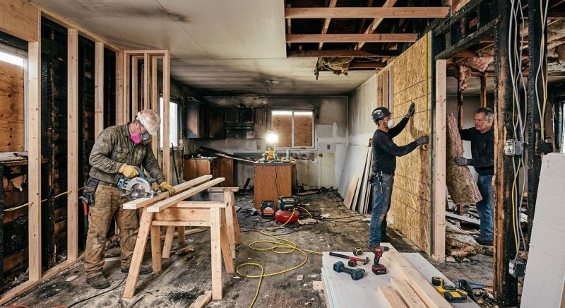 Fire Damage Reconstruction in Marin County, CA