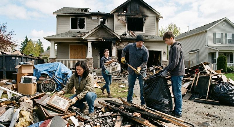 Residential Fire Restoration in Gilbert, AZ