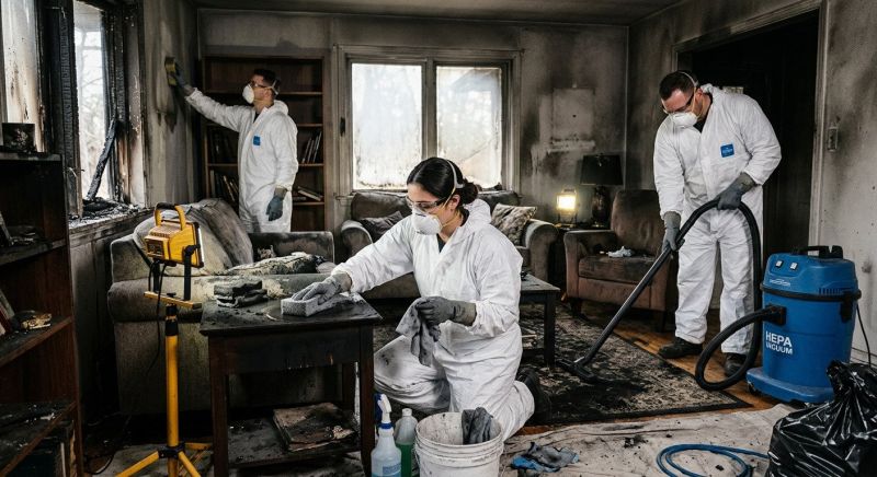 Soot Damage Restoration in Marin County, CA
